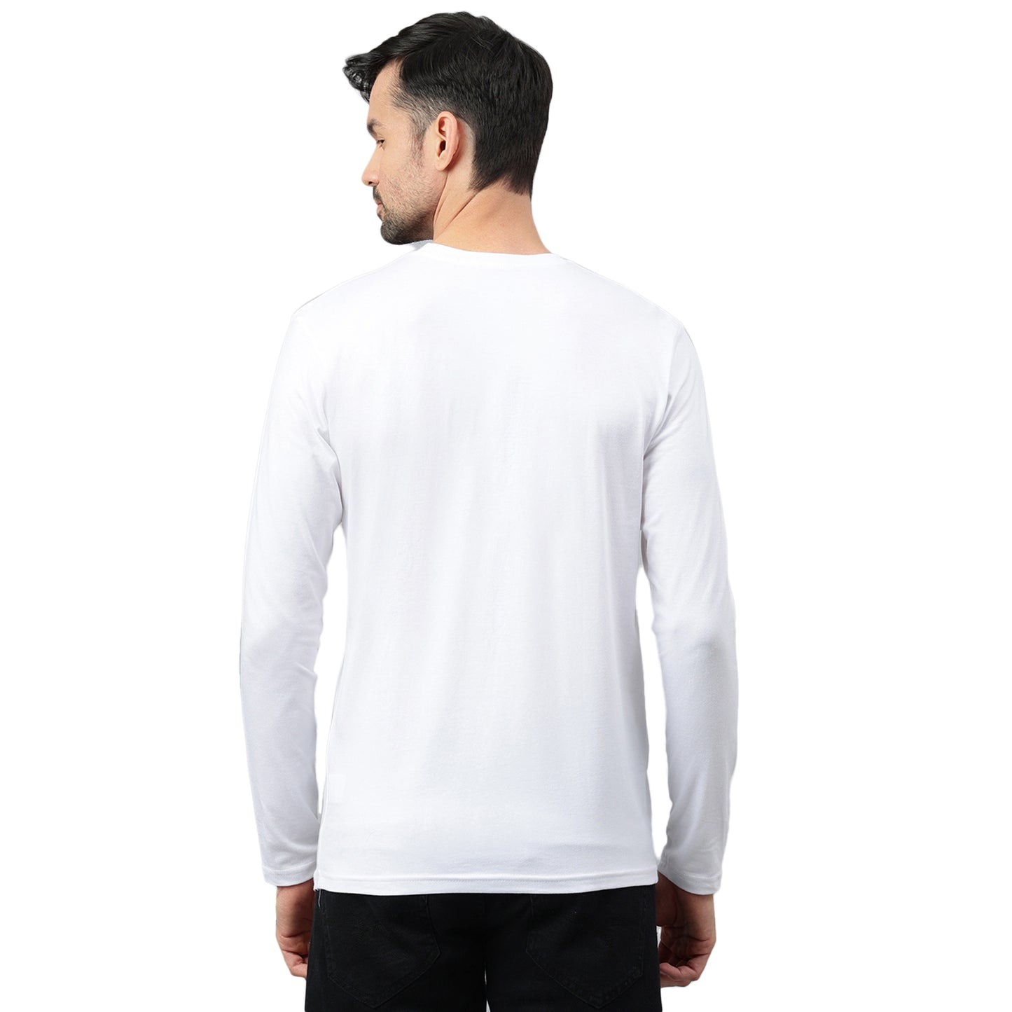 Be Simple's Supima Full Sleeves T-Shirt : White