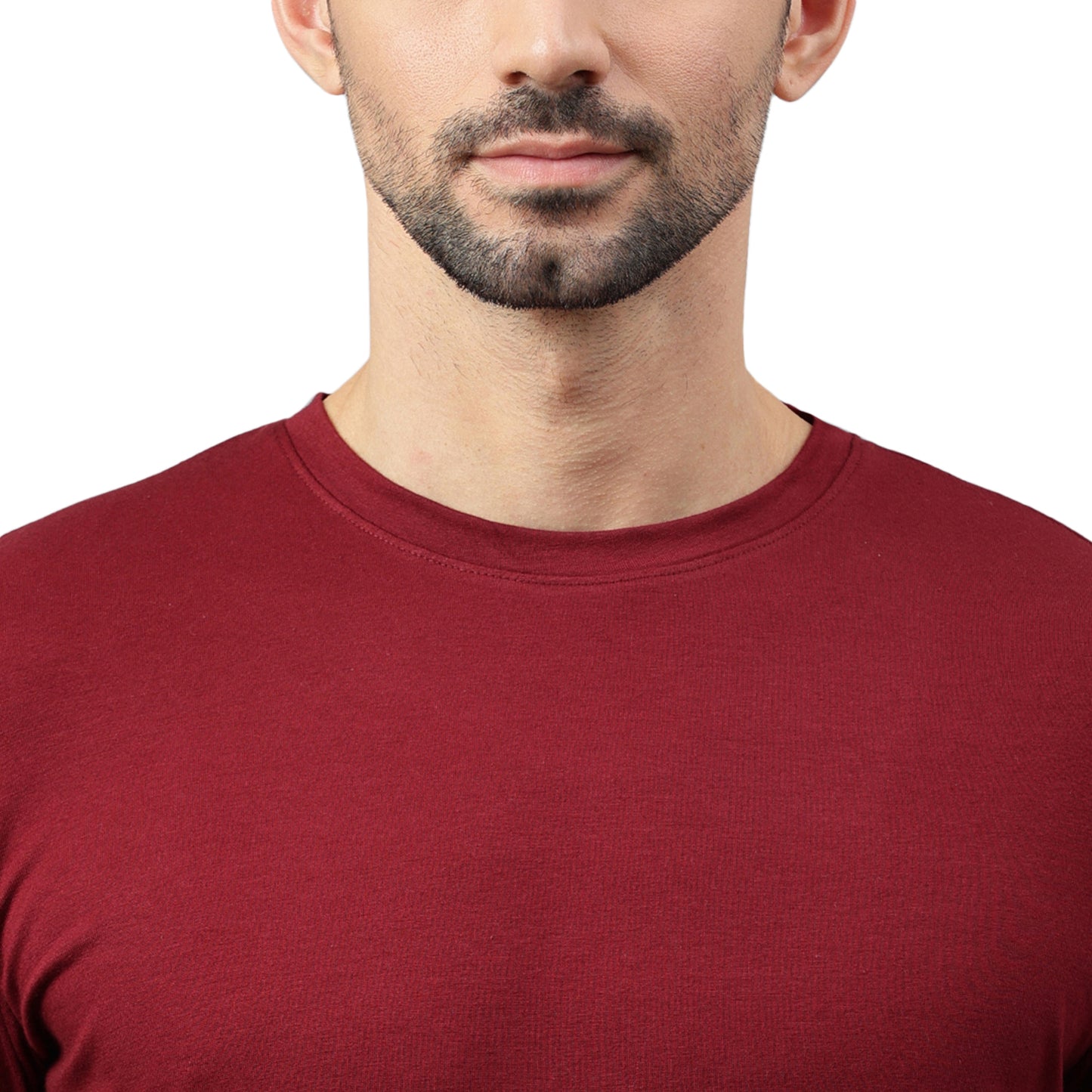 Be Simple's Supima Full Sleeves T-Shirt : Burgundy