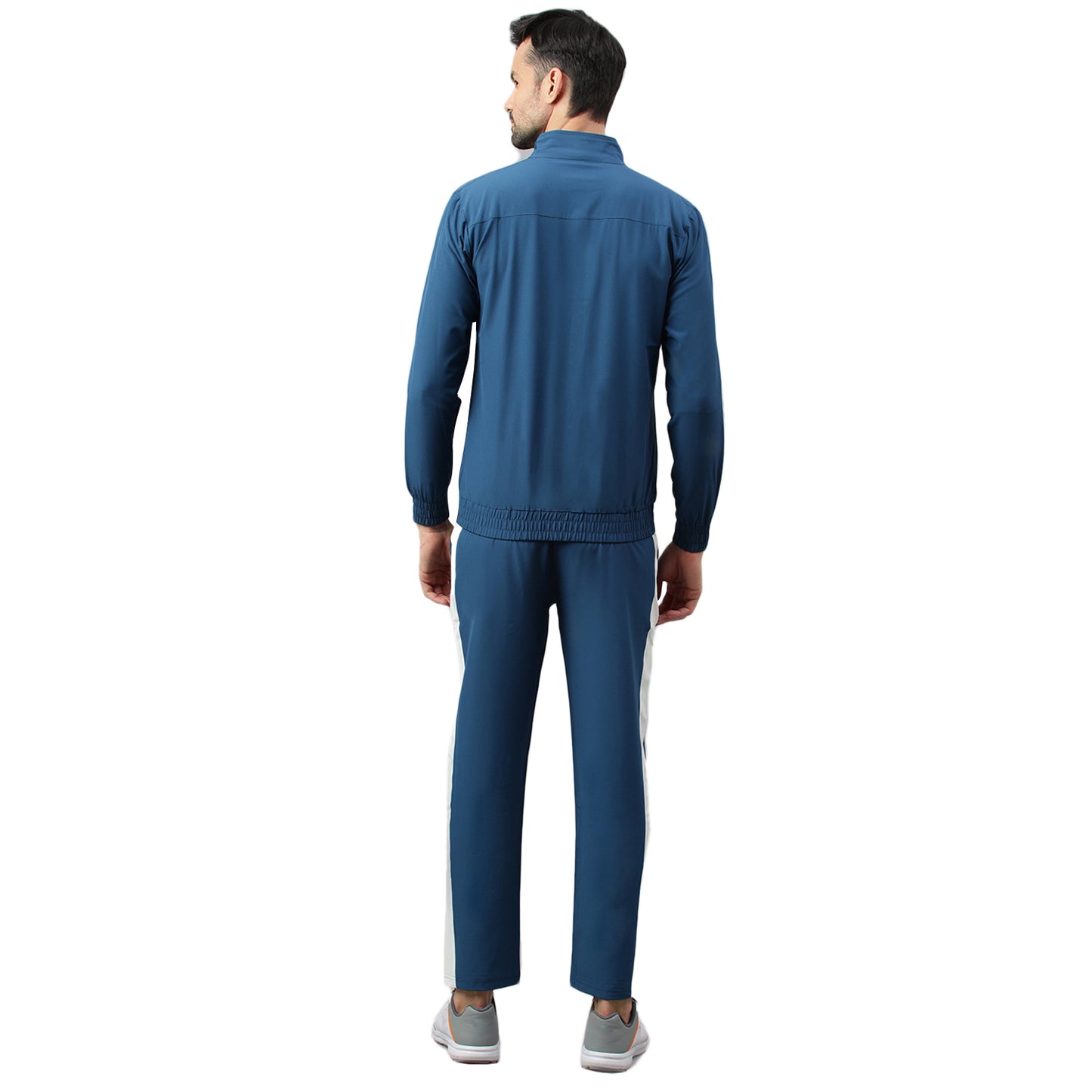 Men Tracksuit - Teal/White