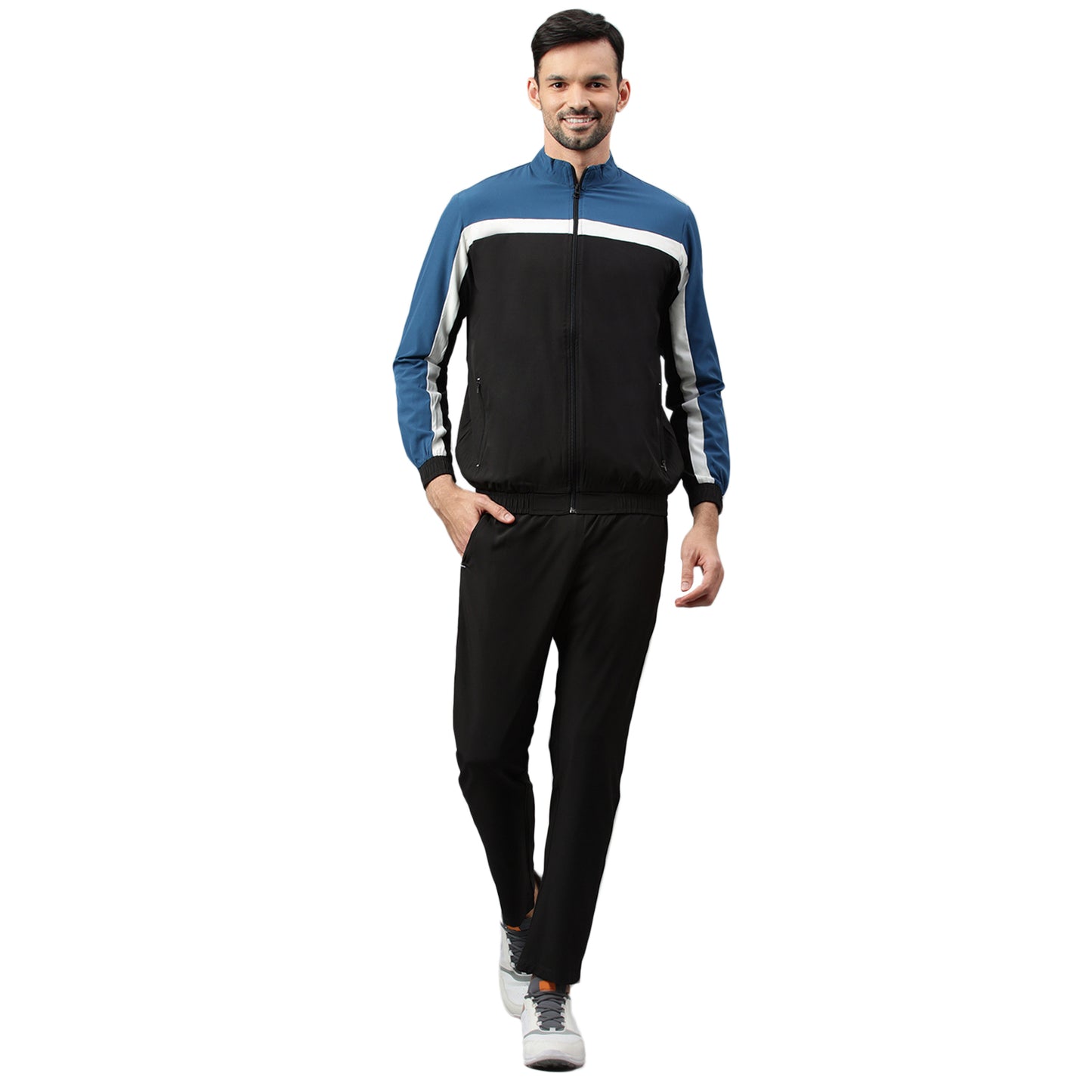 Men Tracksuit - Airforce / Black