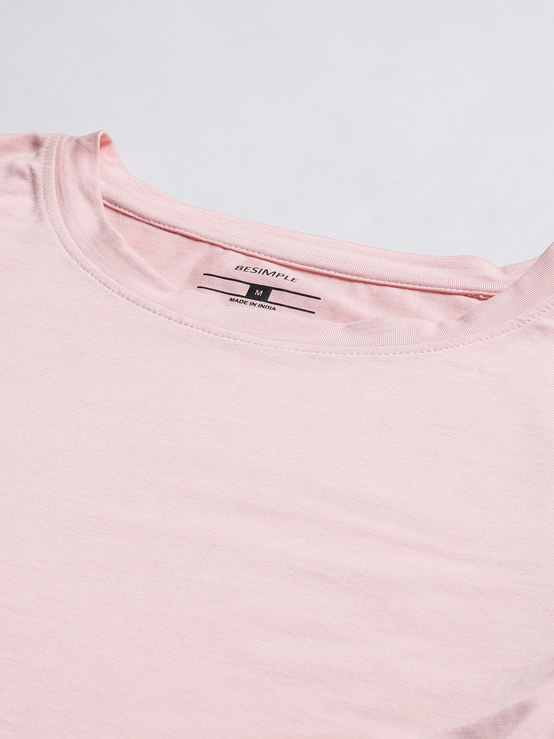 Supima Half Sleeves : Pink