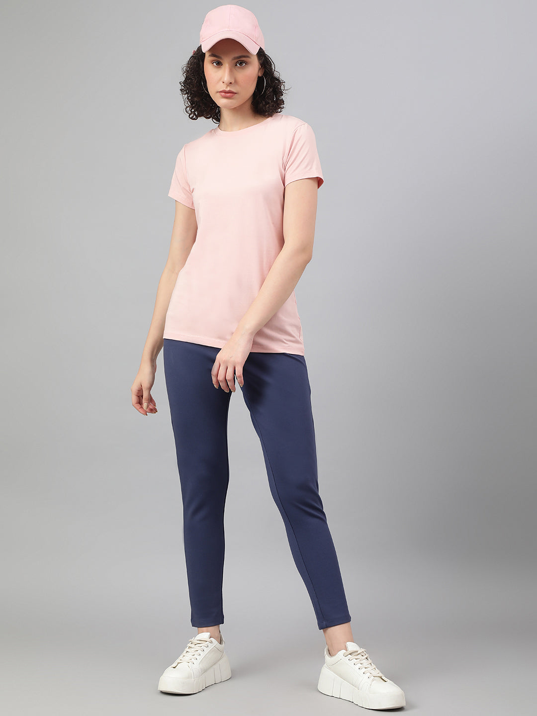 Supima Half Sleeves : Pink