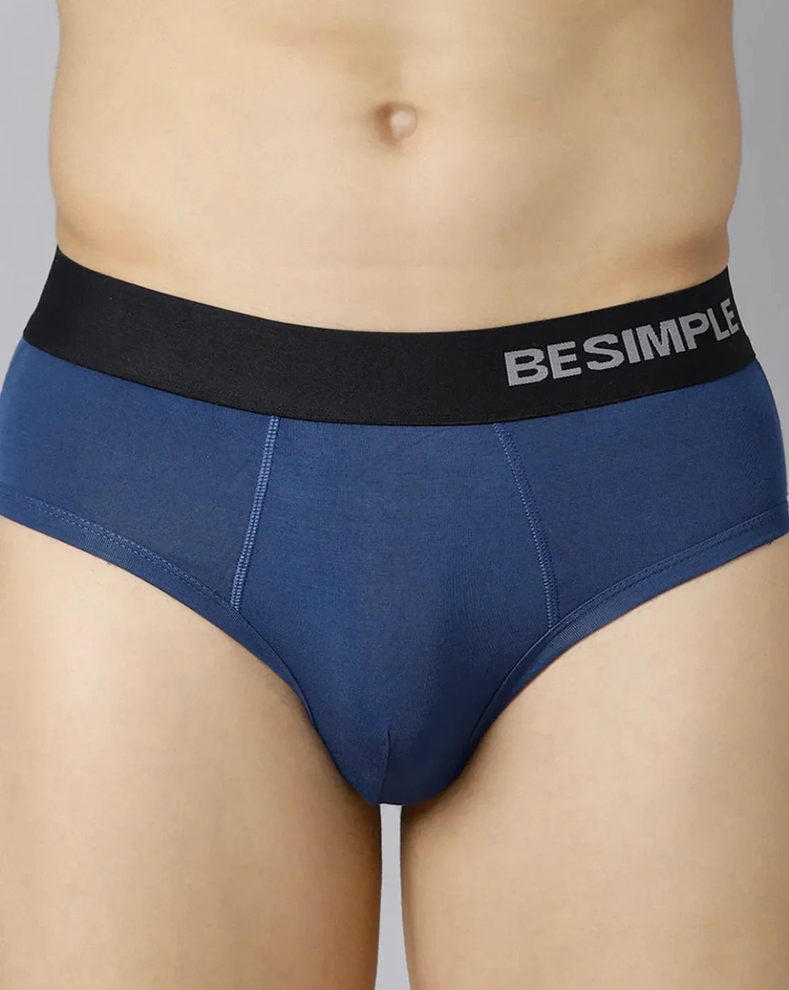 Brief in Navy Peony