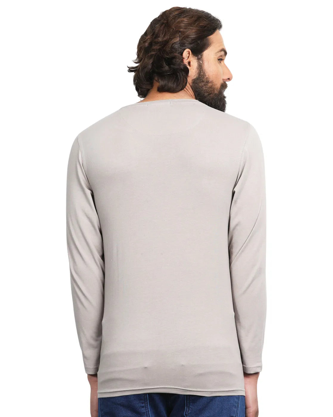 Men Cotton Full Sleeves T-shirt