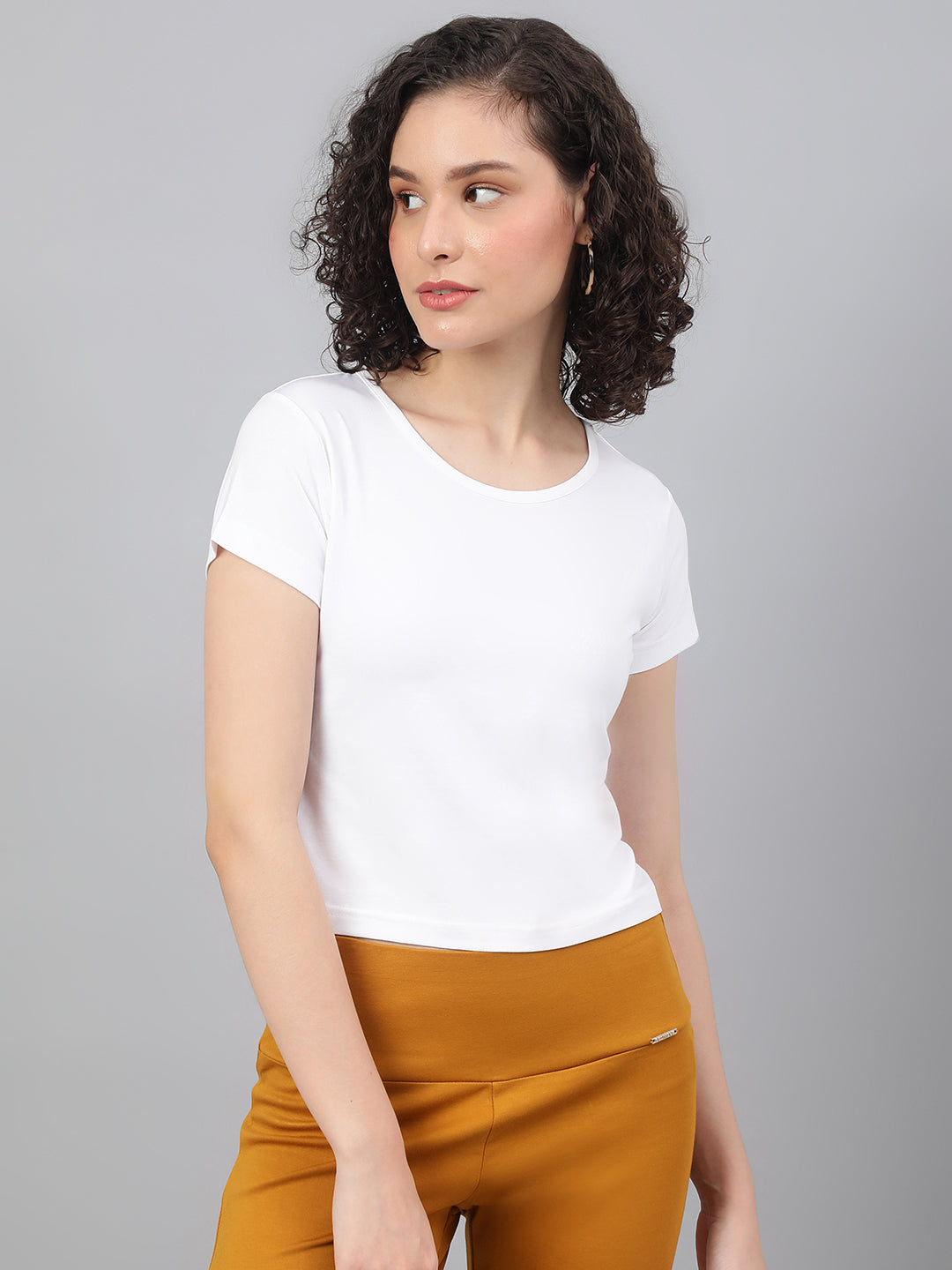 Supima Cotton White T-shirts for women - BeSimple