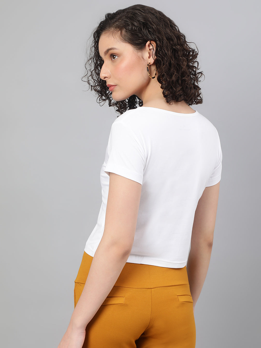 Supima Cotton White T-shirts for women - BeSimple