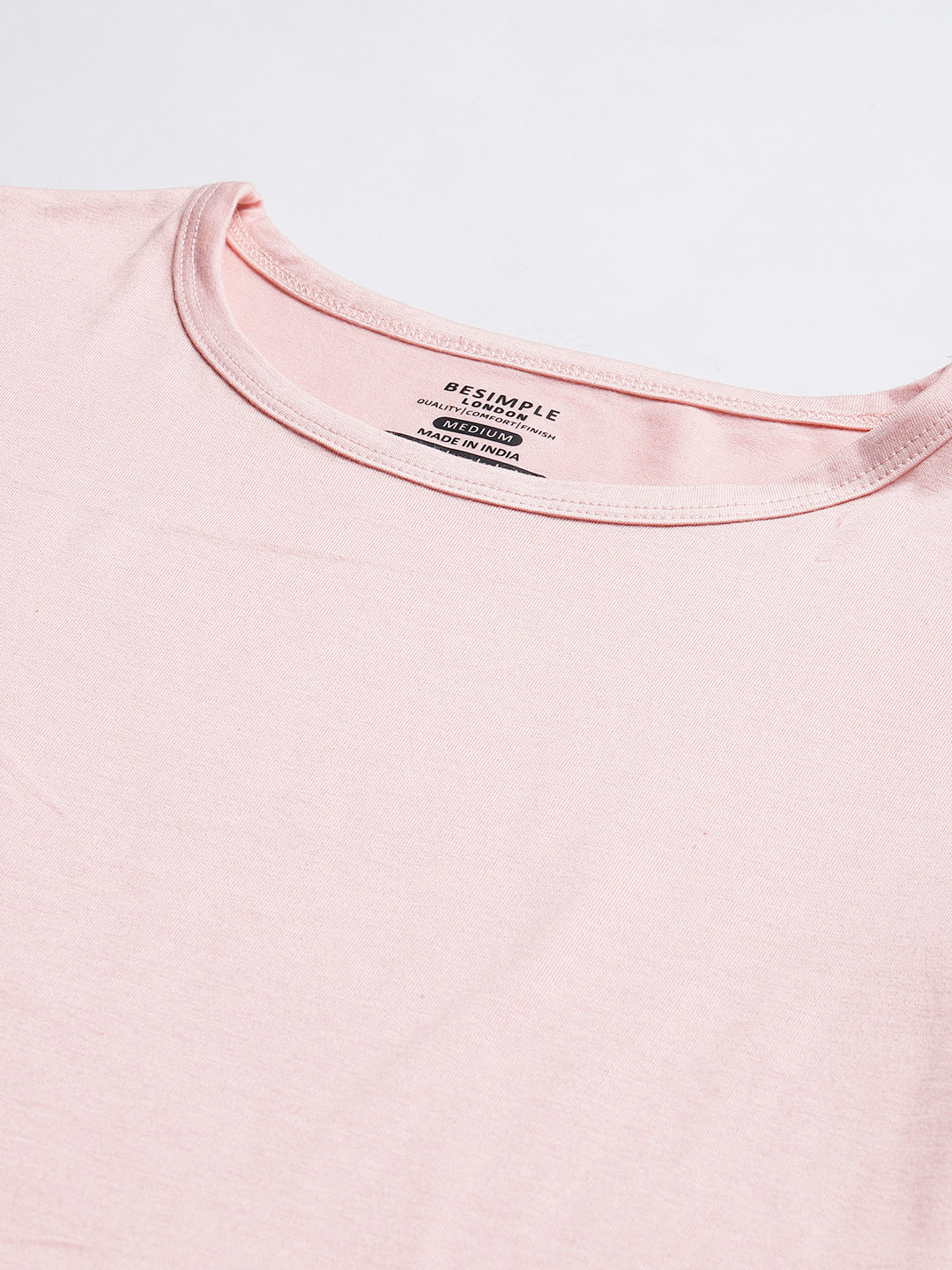 Supima Cotton Pink Color T-shirts for women - BeSimple