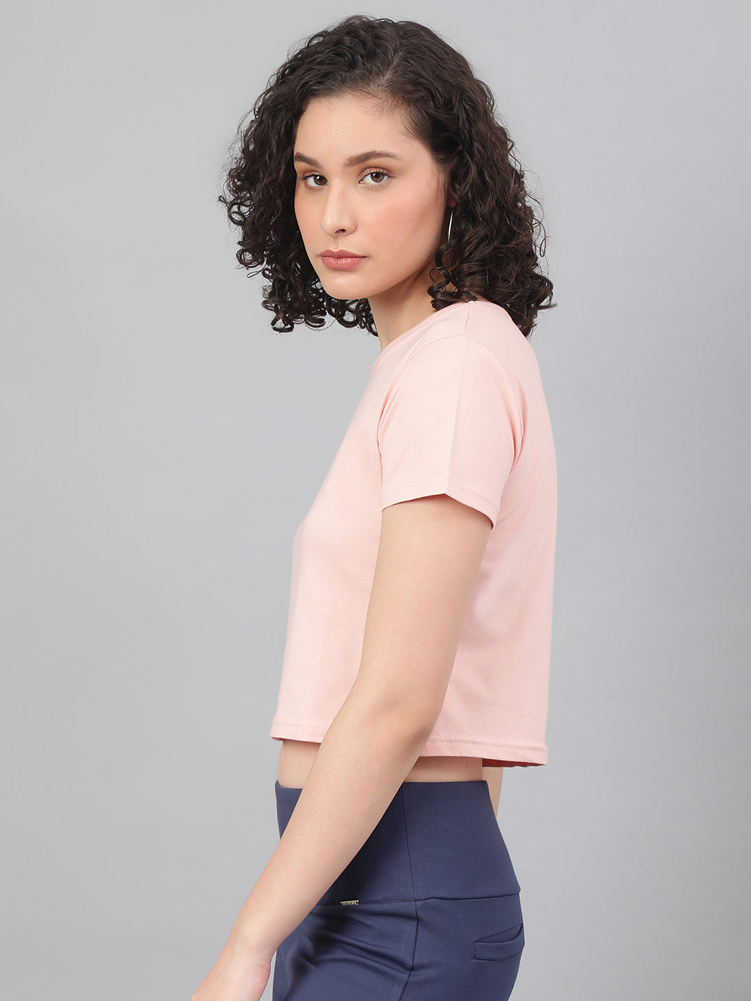 Supima Cotton Pink Color T-shirts for women - BeSimple