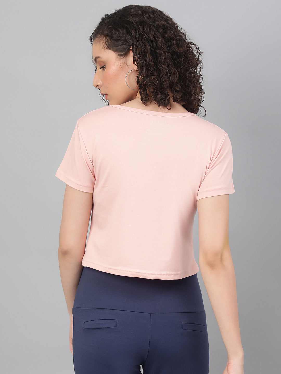 Supima Cotton Pink Color T-shirts for women - BeSimple
