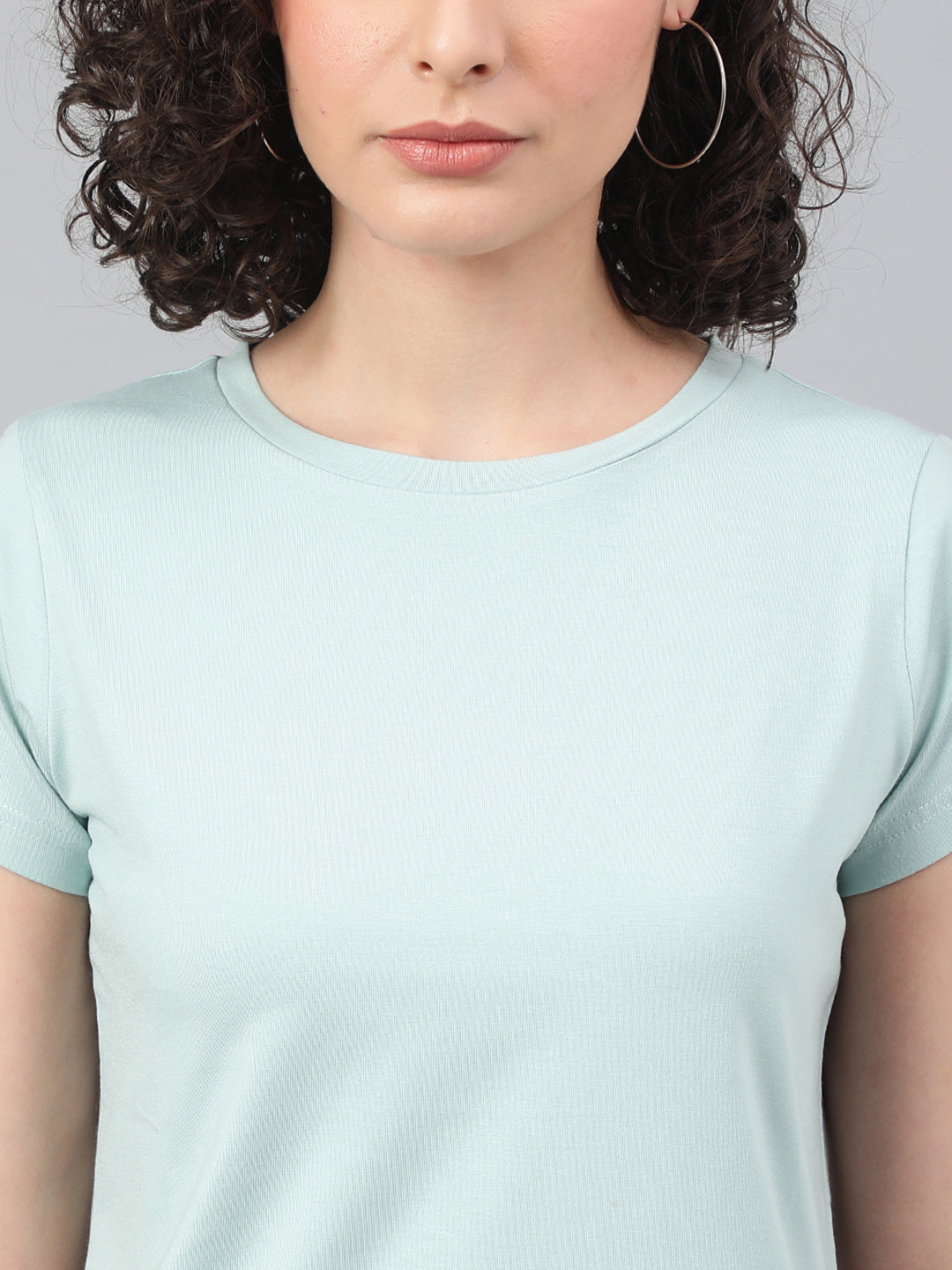 Supima Cotton Aqua T-shirts for women - BeSimple