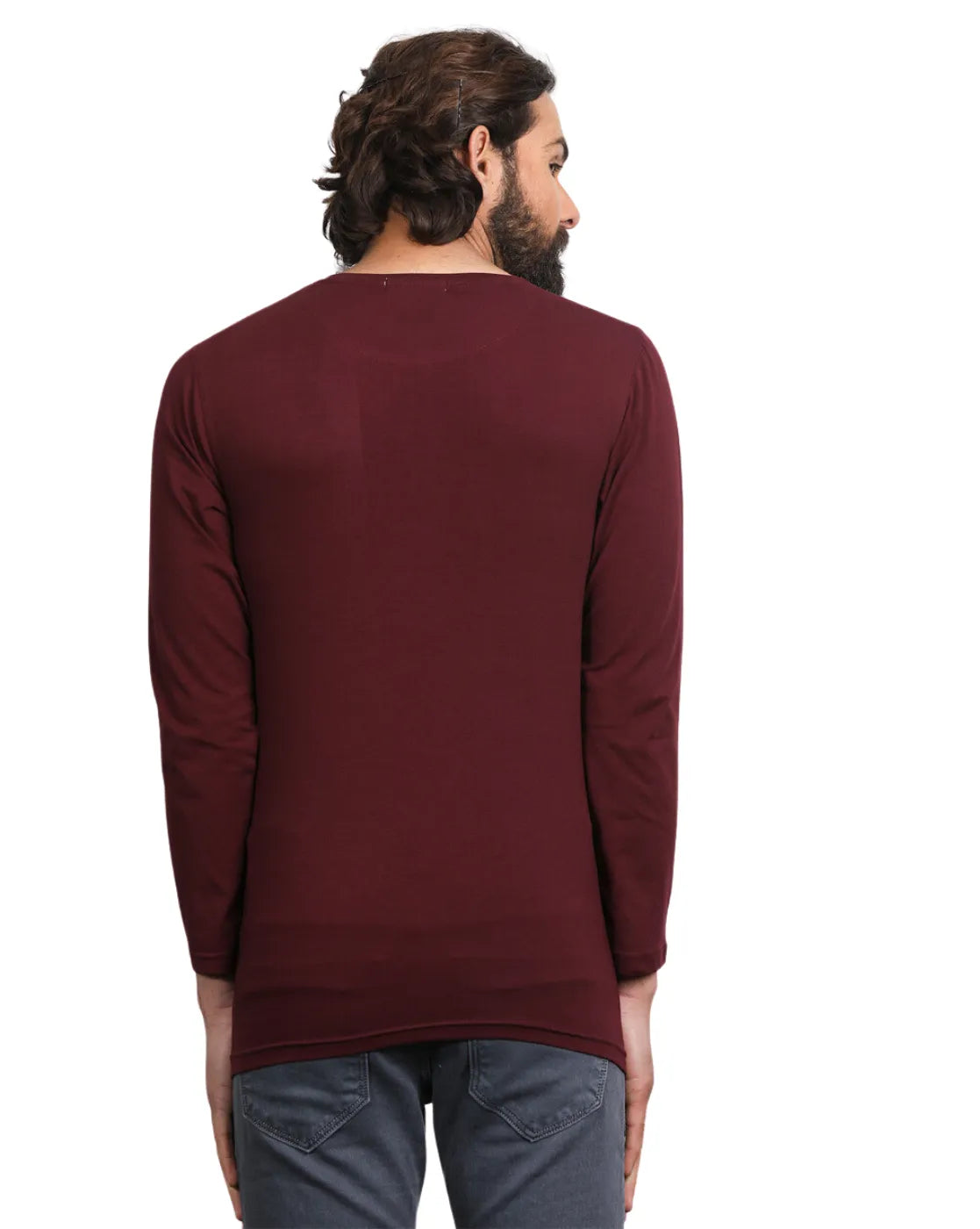 Men Cotton Full Sleeves T-shirt