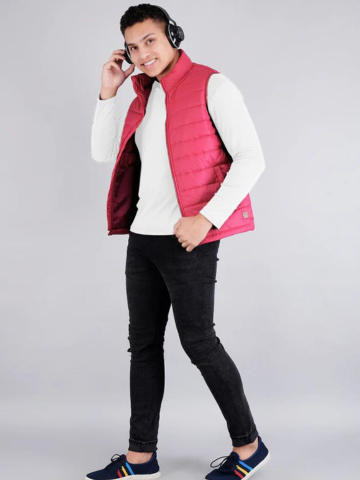 Men Sleeveless Puffer Jacket