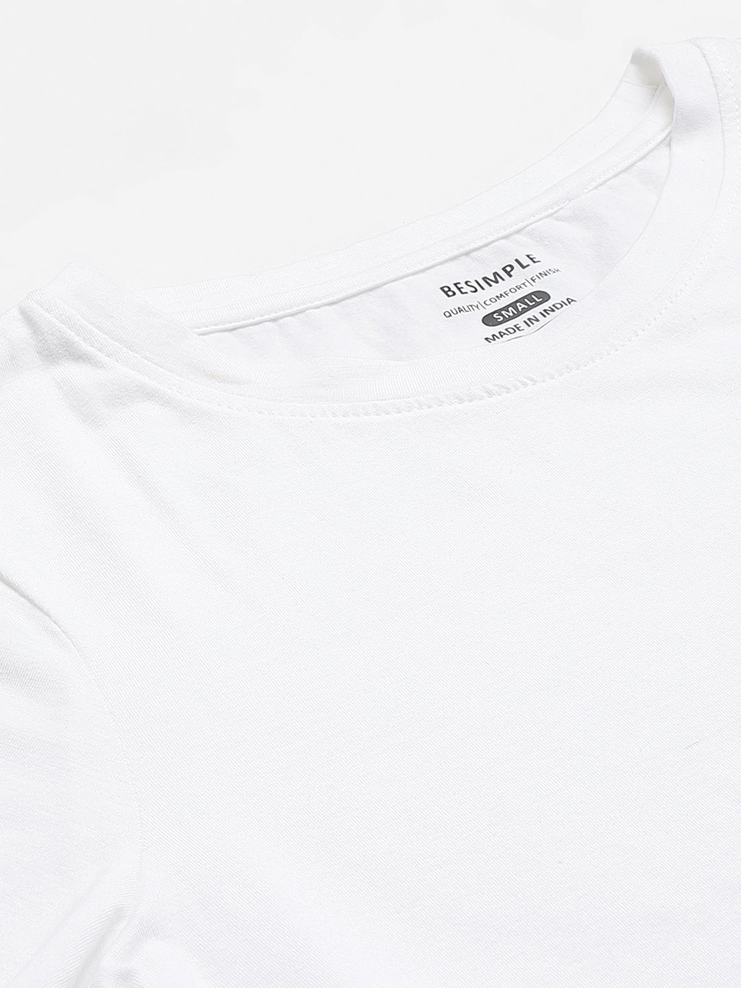 Supima Half Sleeves : White
