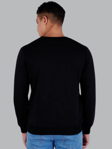 Solid Sweatshirt : Royal Black