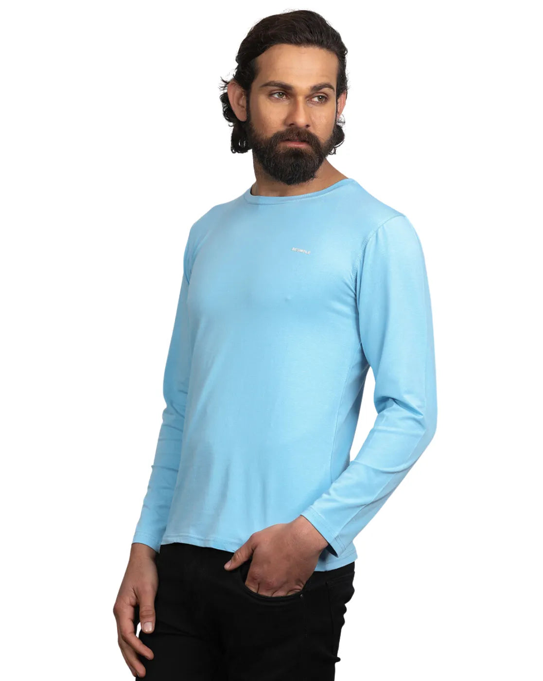 Men Cotton Full Sleeves T-shirt