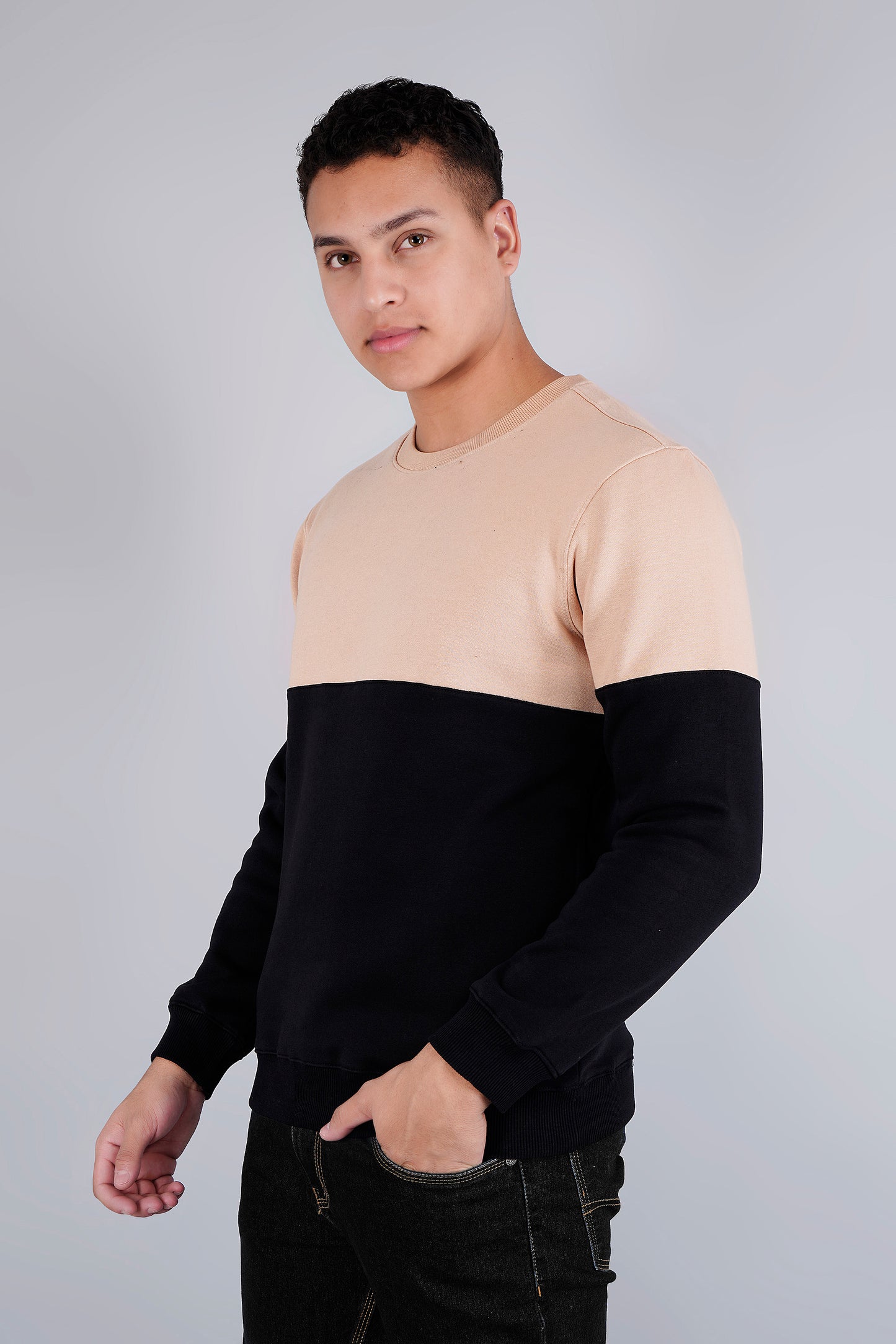 Men Solid Sweatshirts - Royal Collection