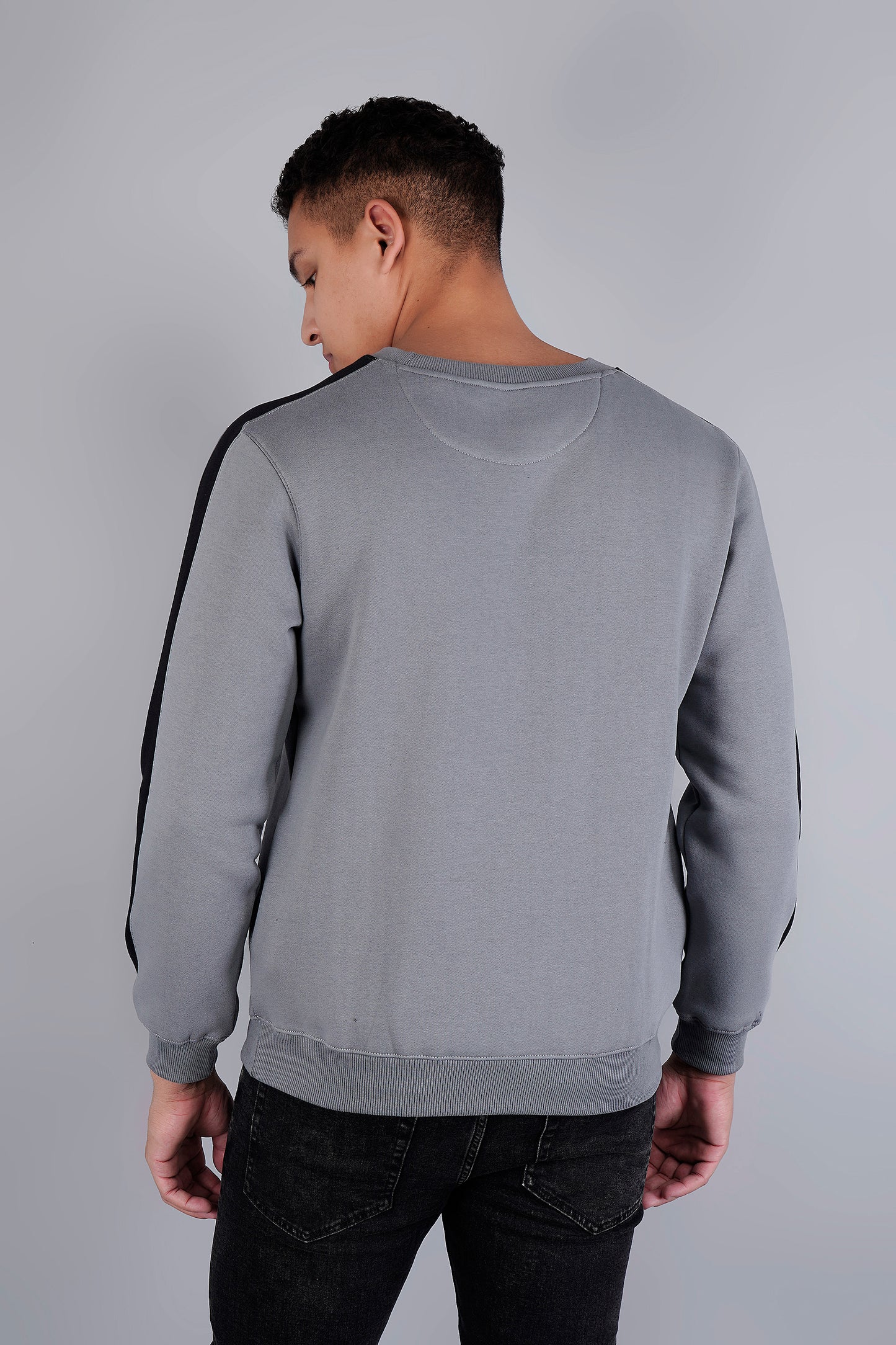 Men Solid Sweatshirts - Royal Collection