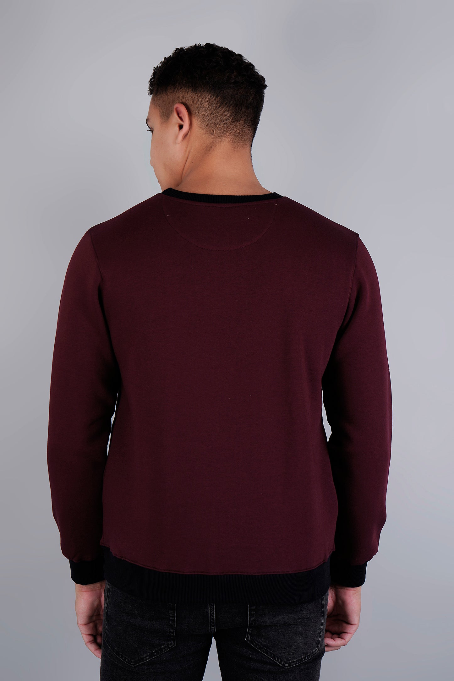 Men Solid Sweatshirts - Royal Collection