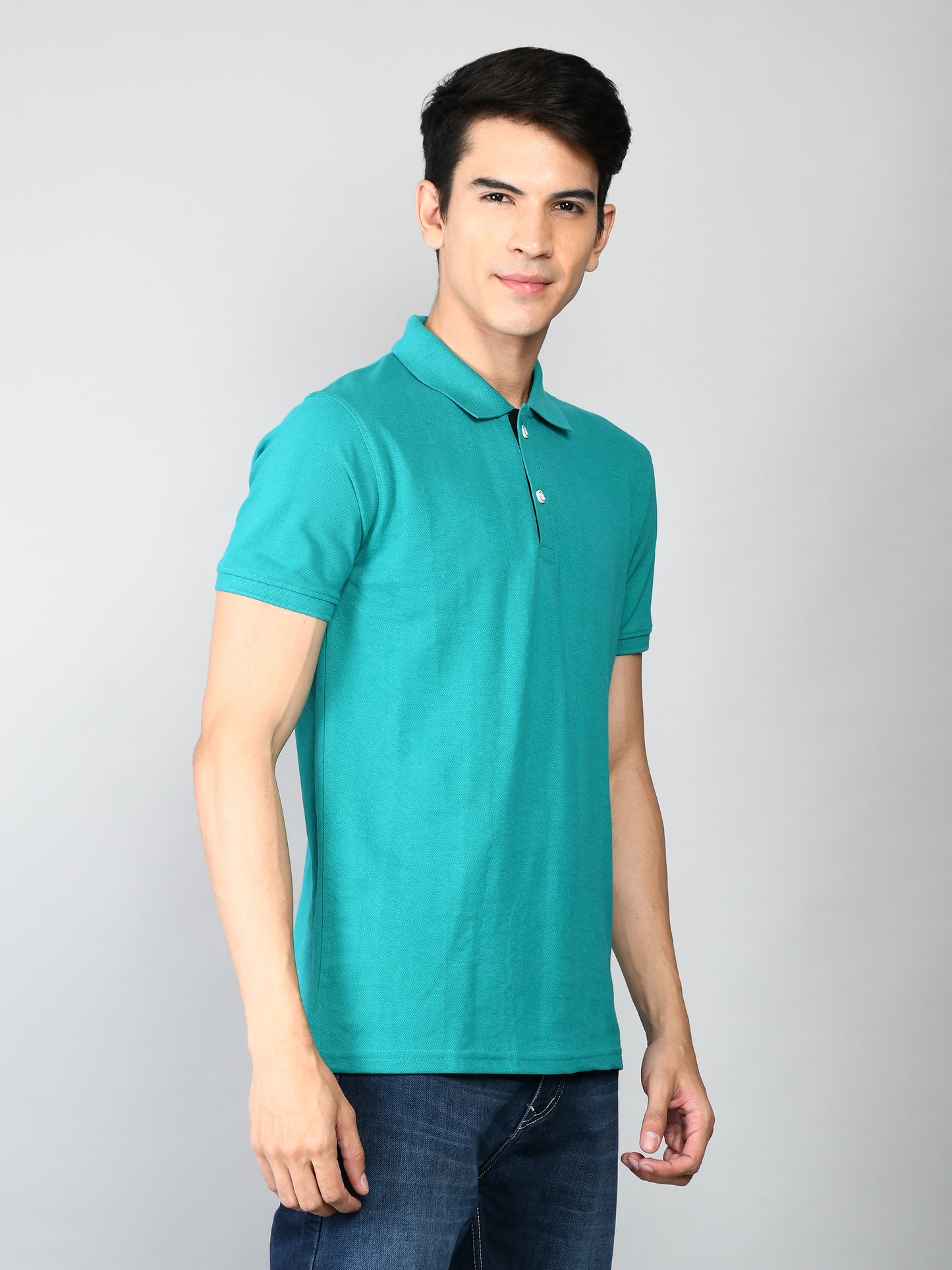 Golfer Polo T-Shirt for Men : Persion Green