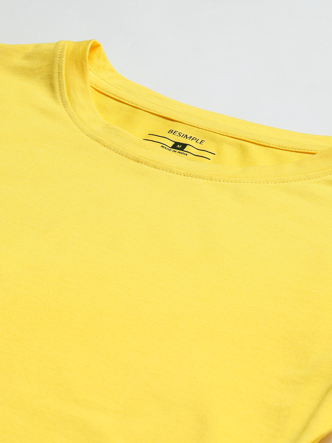 Supima Half Sleeves : Lemon