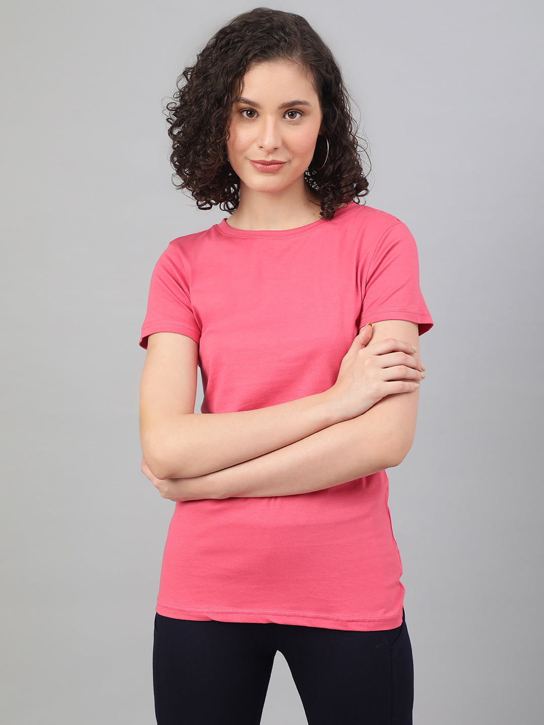 Supima Half Sleeves : Rose