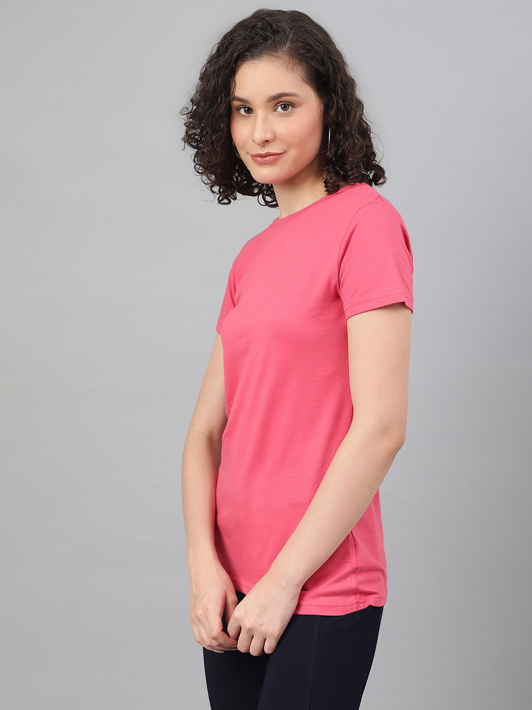 Supima Half Sleeves : Rose