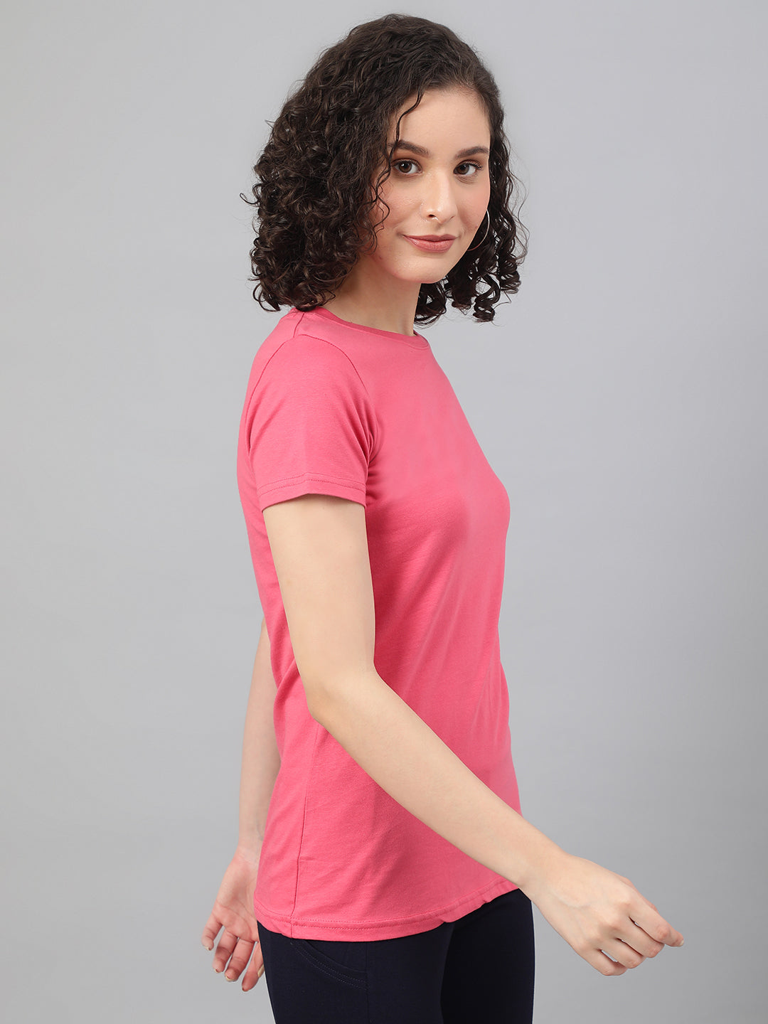 Supima Half Sleeves : Rose