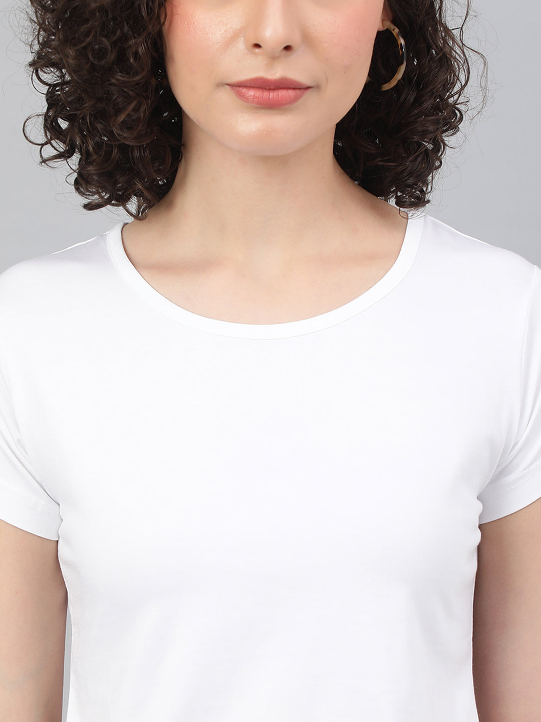 Supima Cotton White T-shirts for women - BeSimple