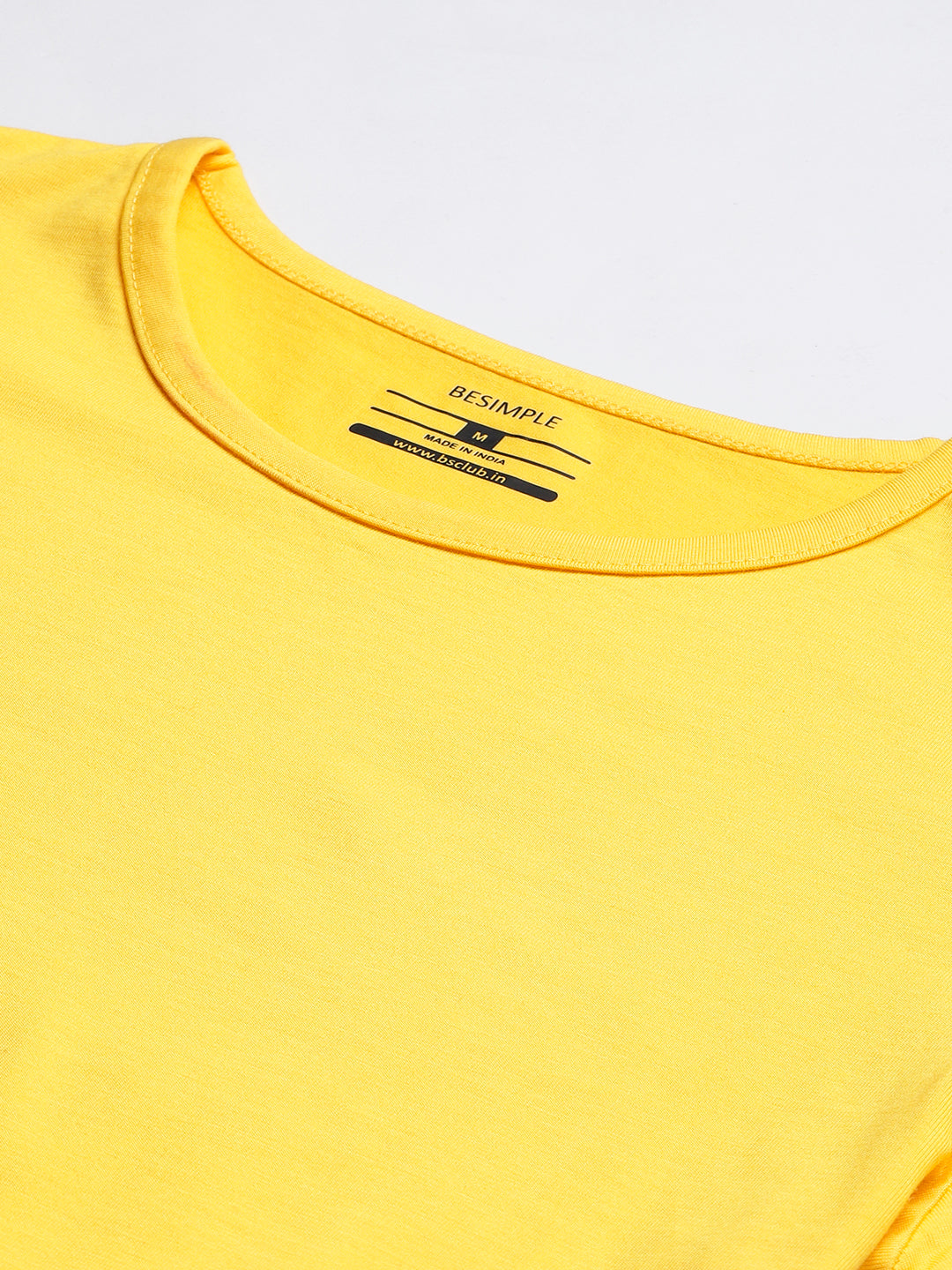 Supima Cotton Lemon Color T-shirts for women - BeSimple