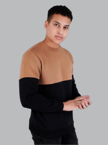 Men Solid Sweatshirts - Royal Collection