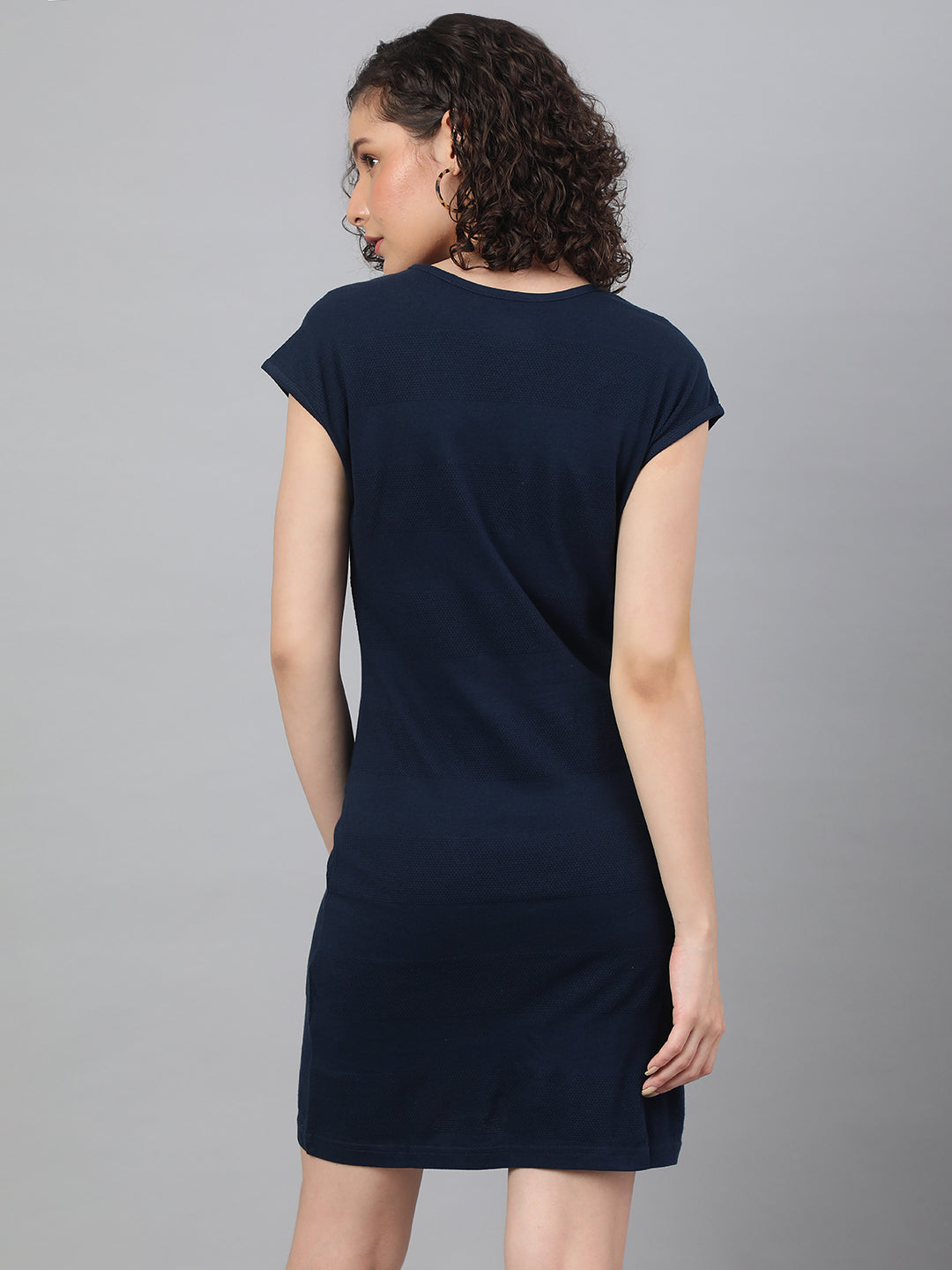 Popcorn Women Dress : Blue