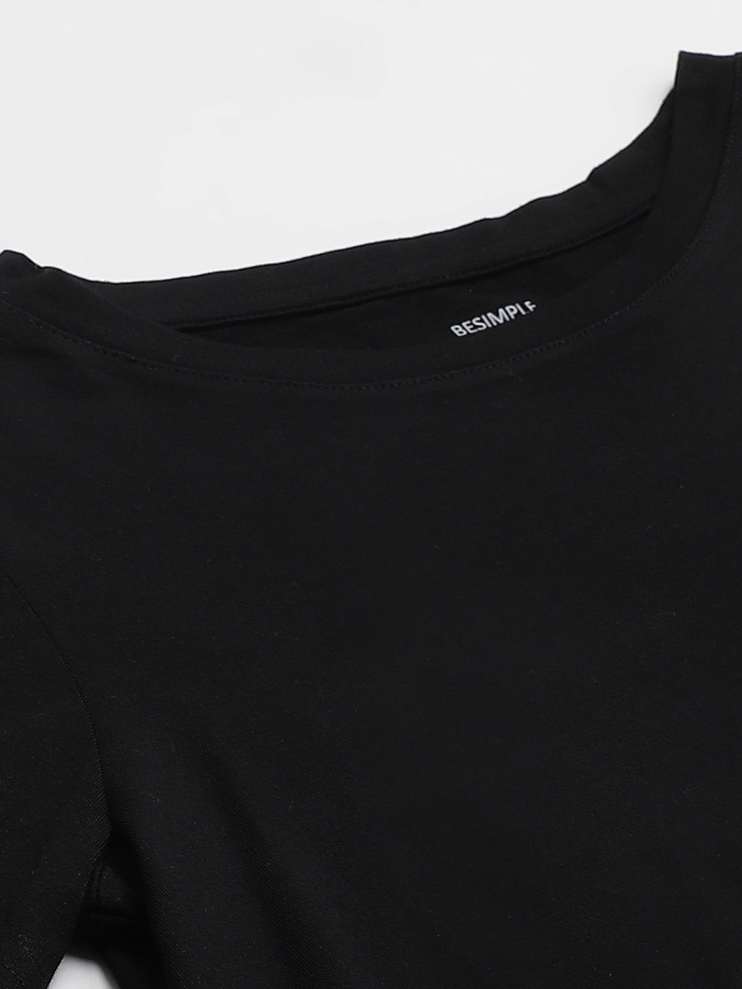 Supima Half Sleeves : Black