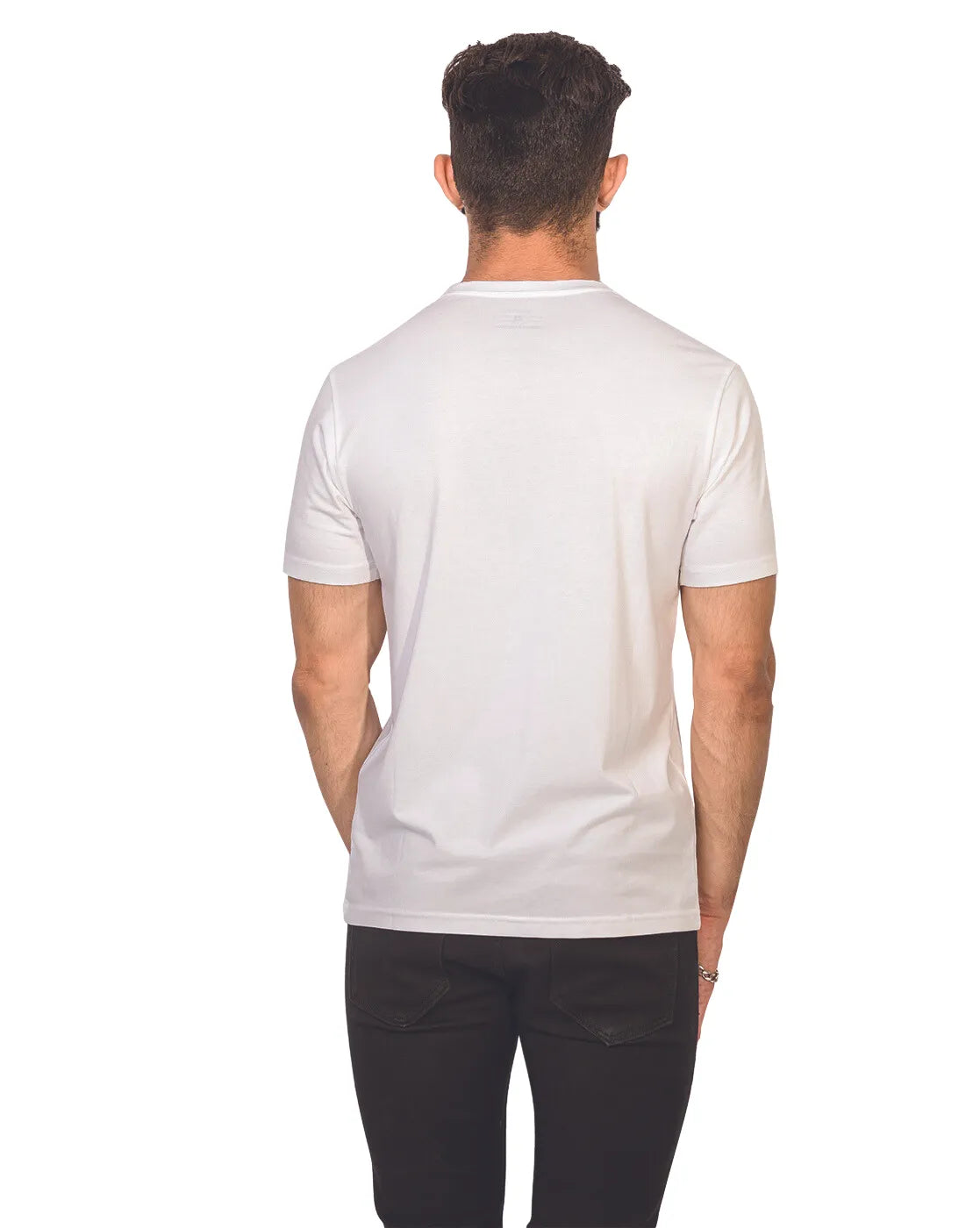 Supima Half Sleeves T-Shirt: White