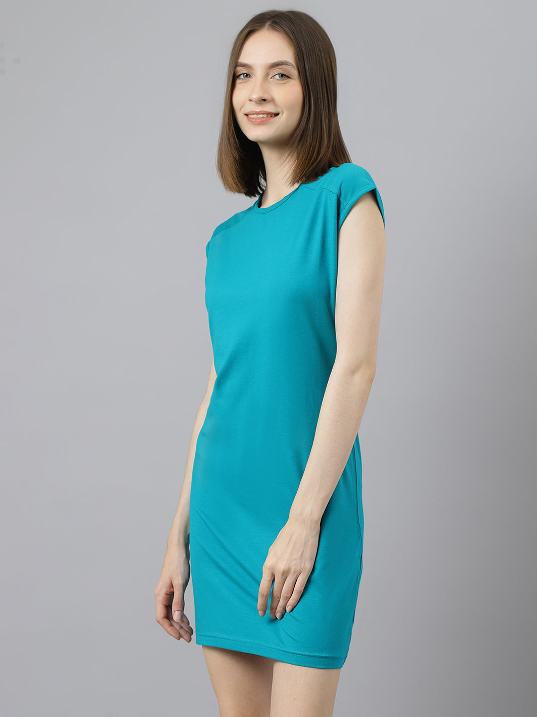 Supima Dress : Teal