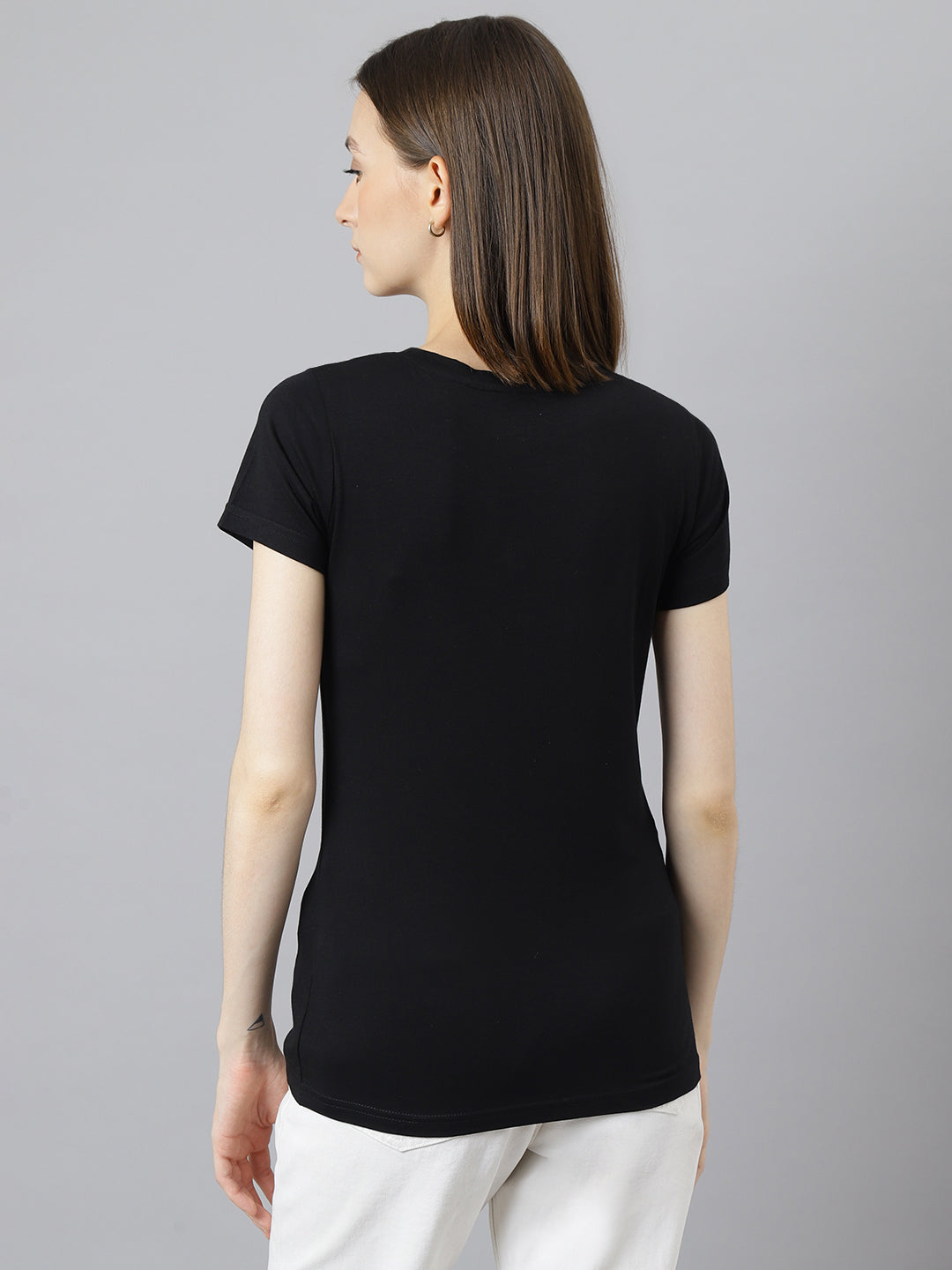 Supima Half Sleeves : Black