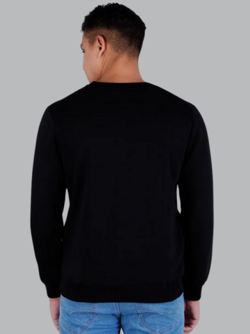 Men Solid Sweatshirts - Royal Collection