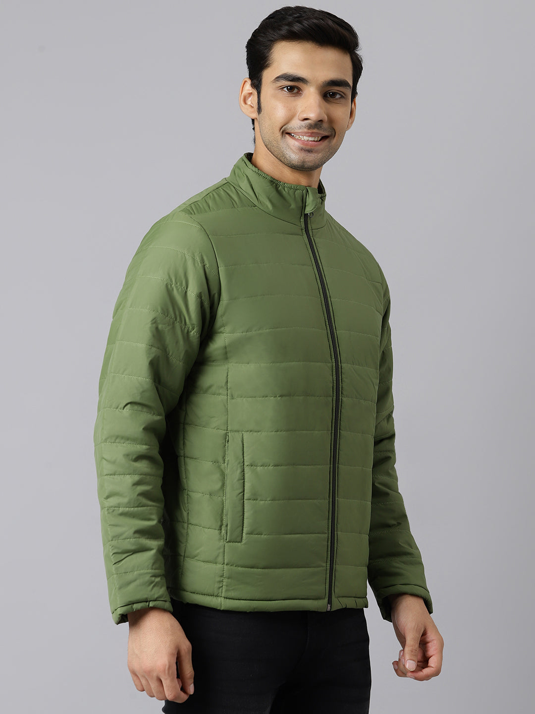 Green Jacket with Logo Work – Crimsoune Club