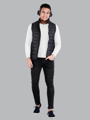 Men Sleeveless Puffer Jacket