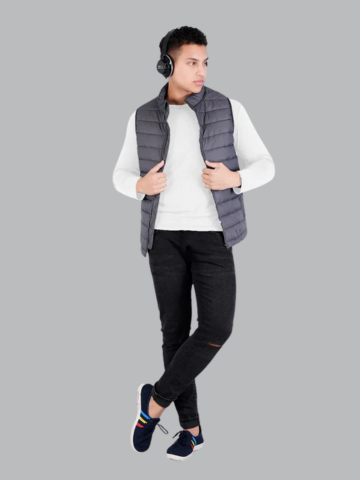 Men Sleeveless Puffer Jacket