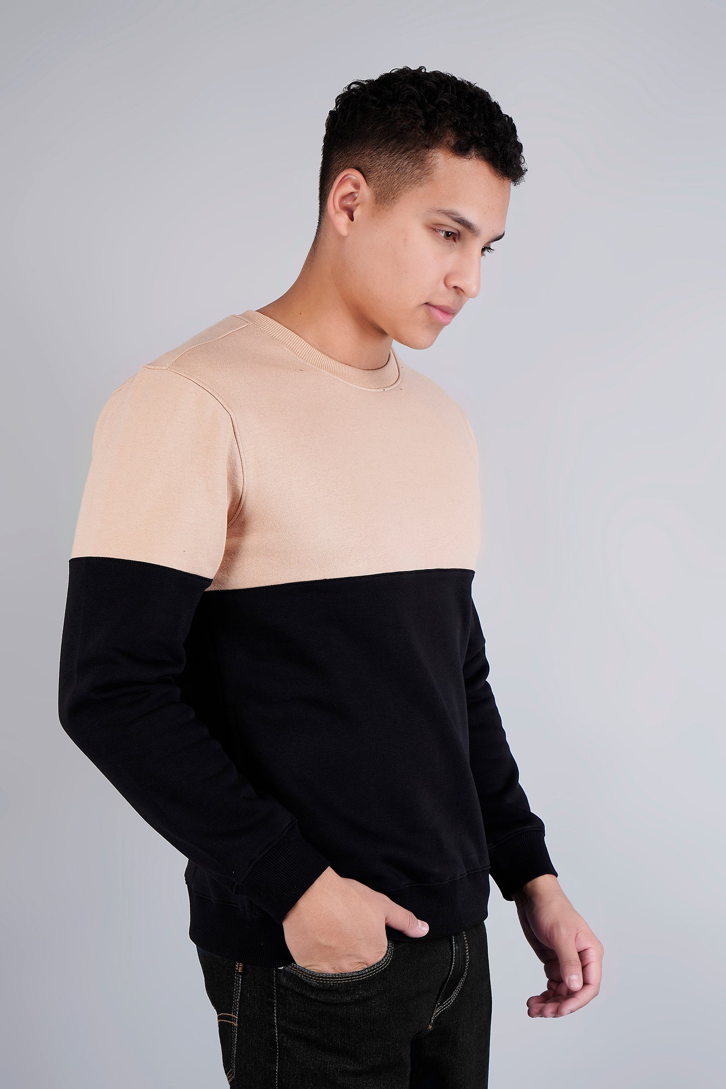 Men Solid Sweatshirts - Royal Collection