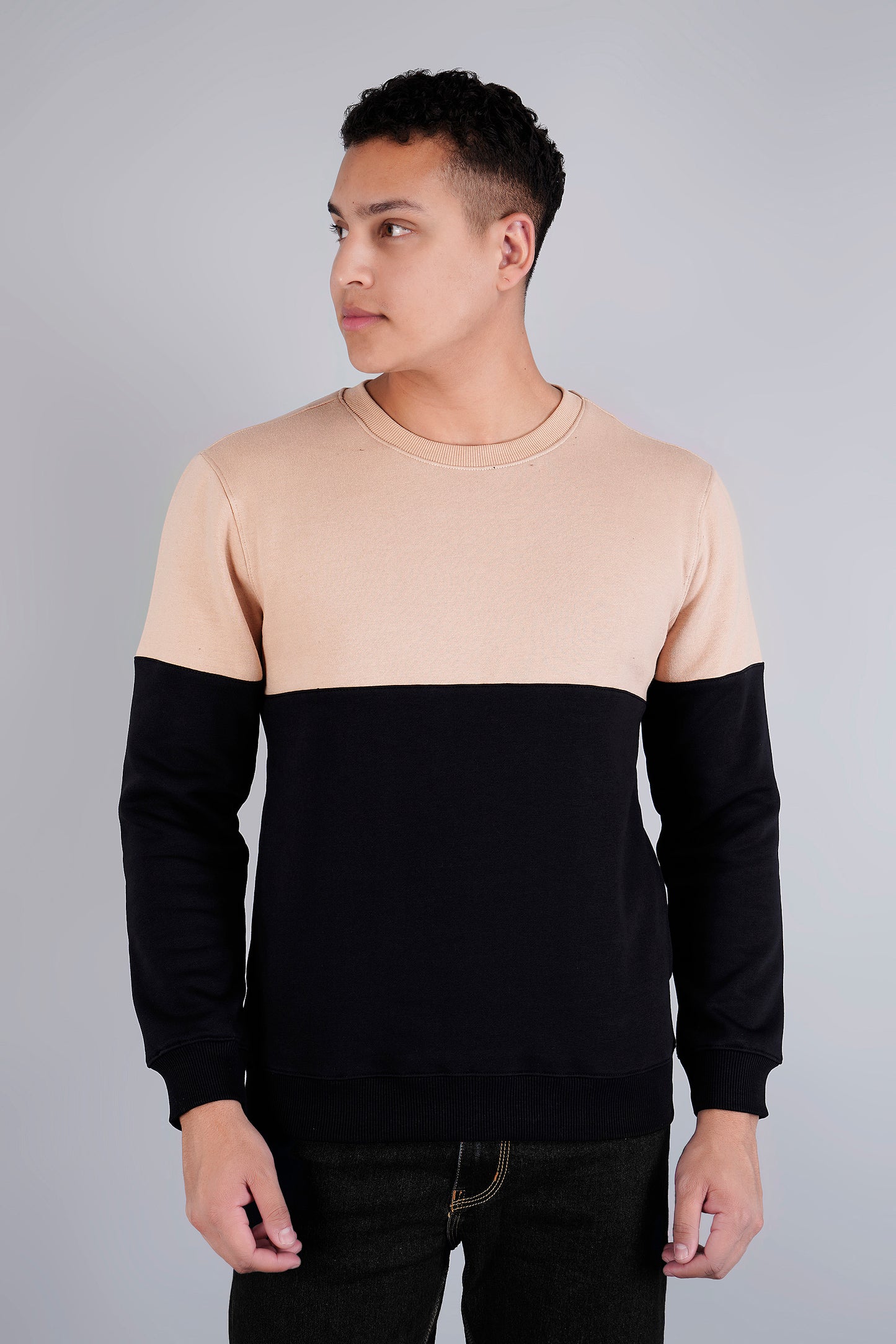 Men Solid Sweatshirts - Royal Collection