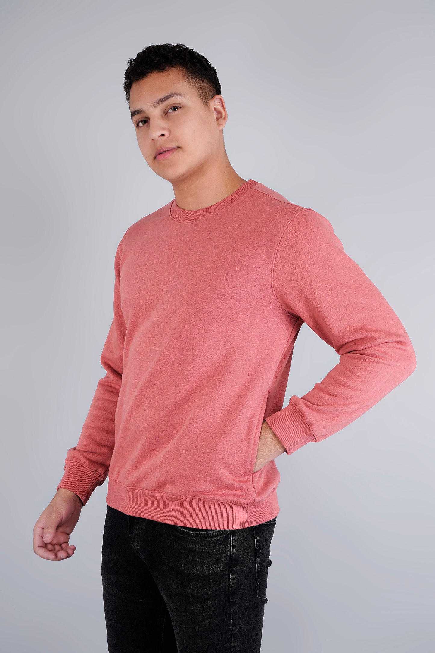 Men Solid Sweatshirts - Royal Collection