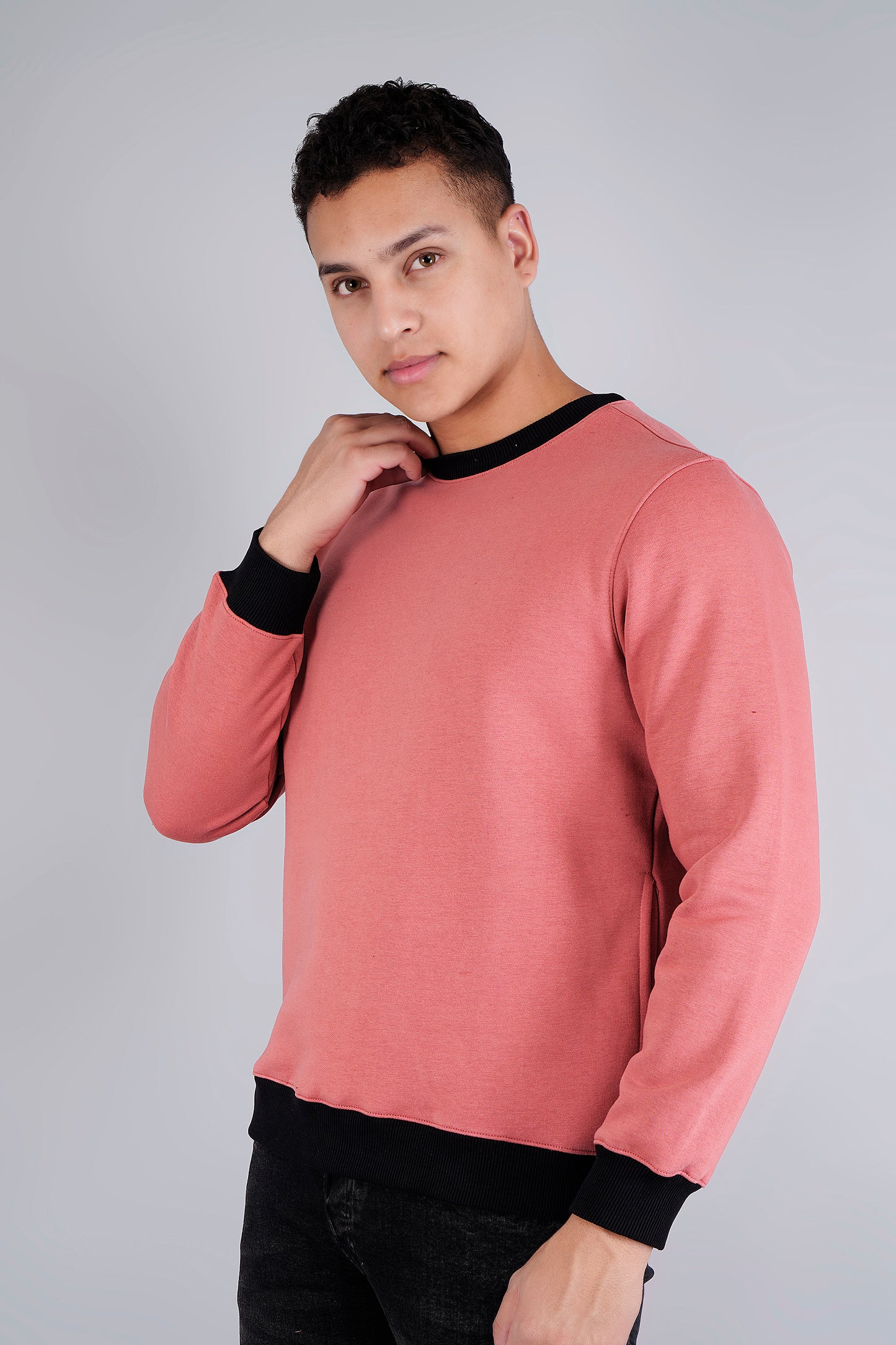 Men Solid Sweatshirts - Royal Collection