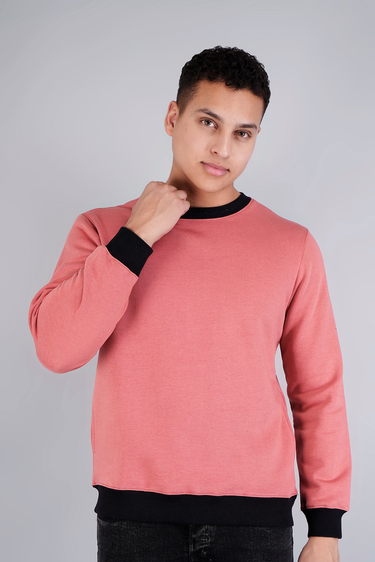 Men Solid Sweatshirts - Royal Collection