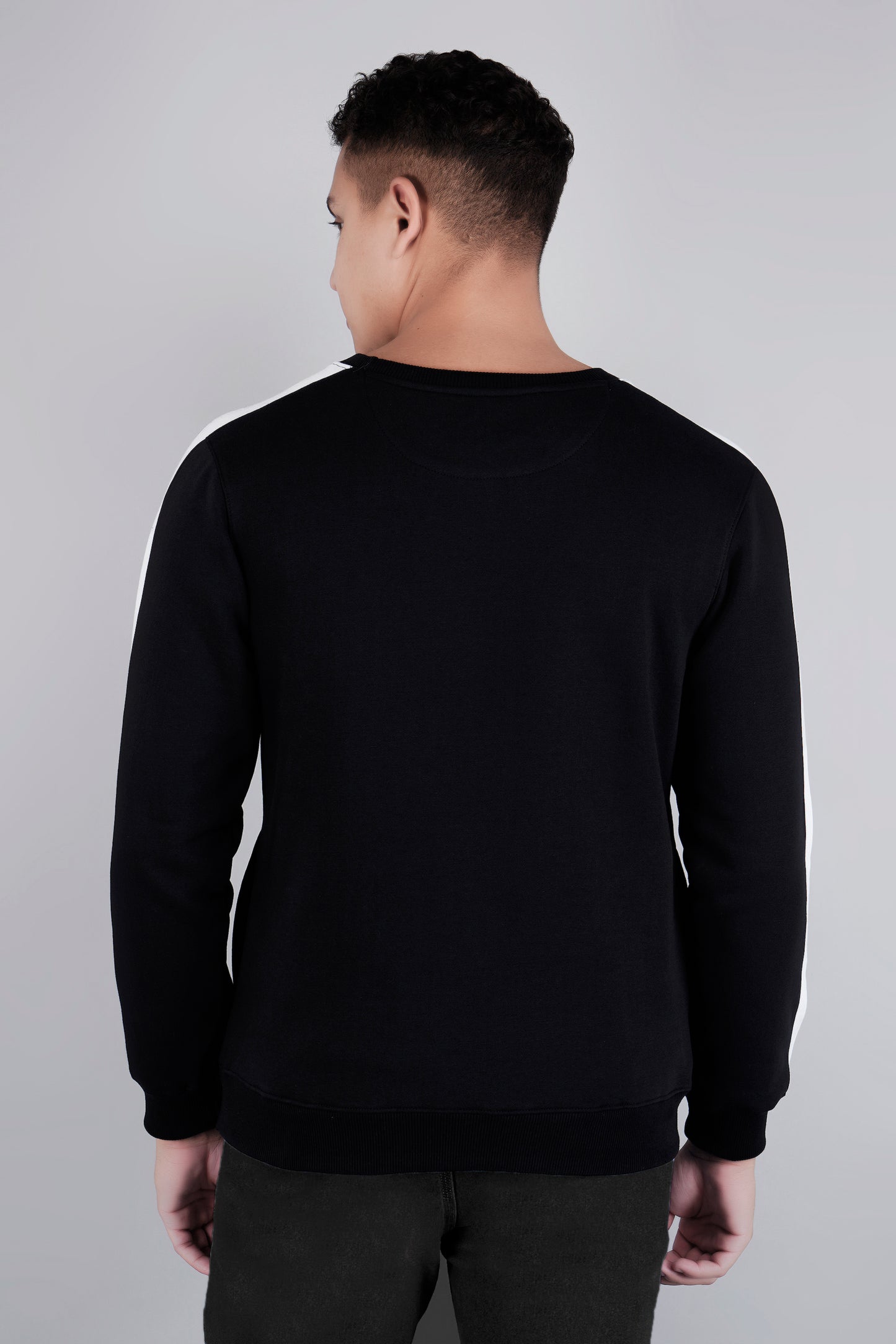 Men Solid Sweatshirts - Royal Collection