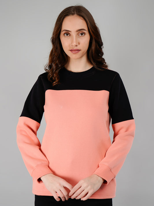 Solid Sweatshirt : Onion / Black