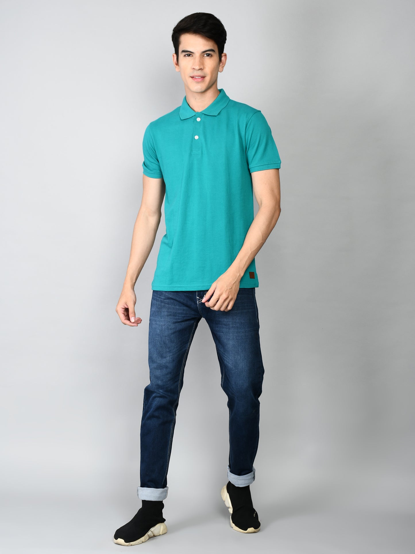 Golfer Polo T-Shirt for Men : Persion Green