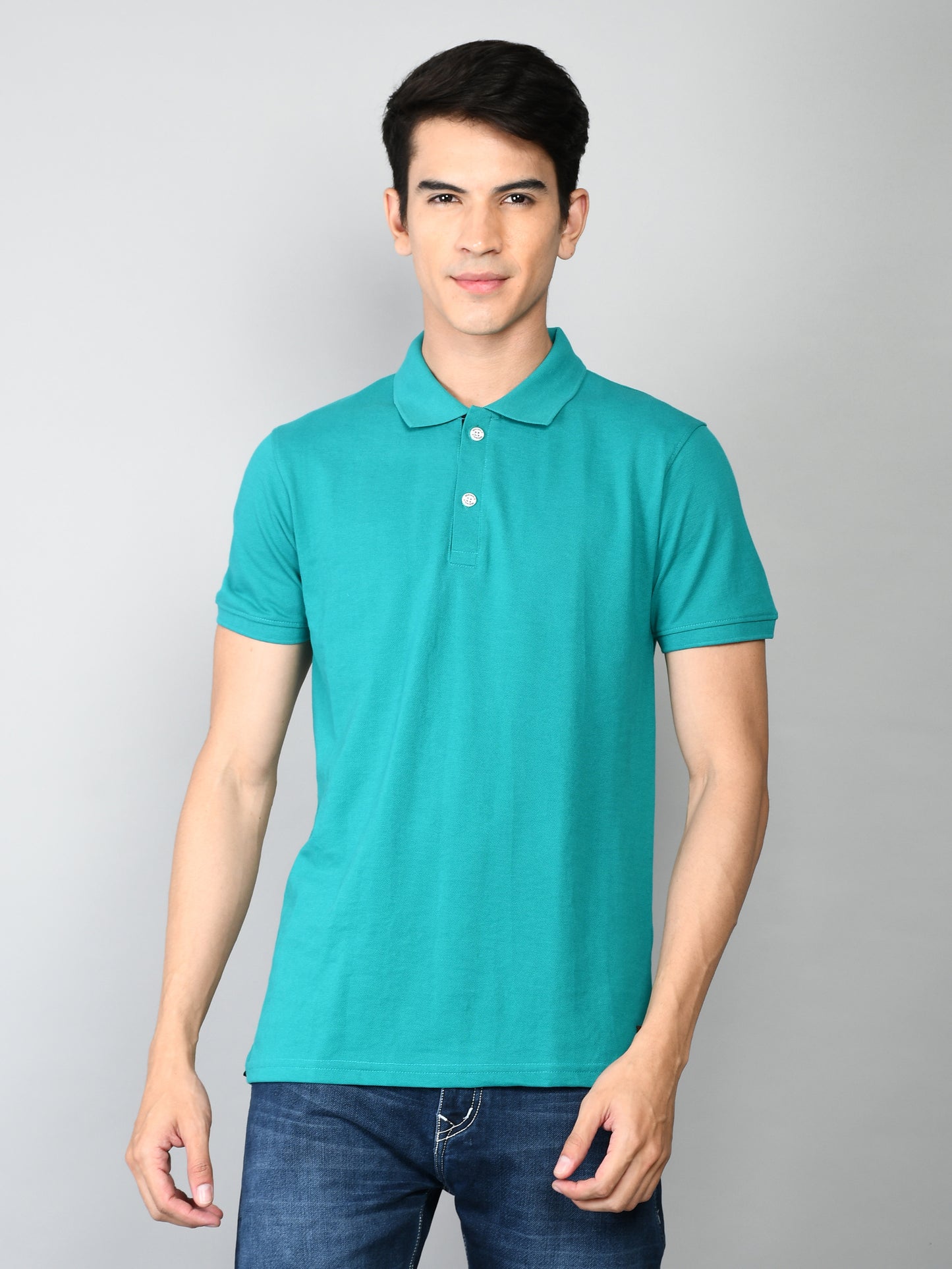 Golfer Polo T-Shirt for Men : Persion Green