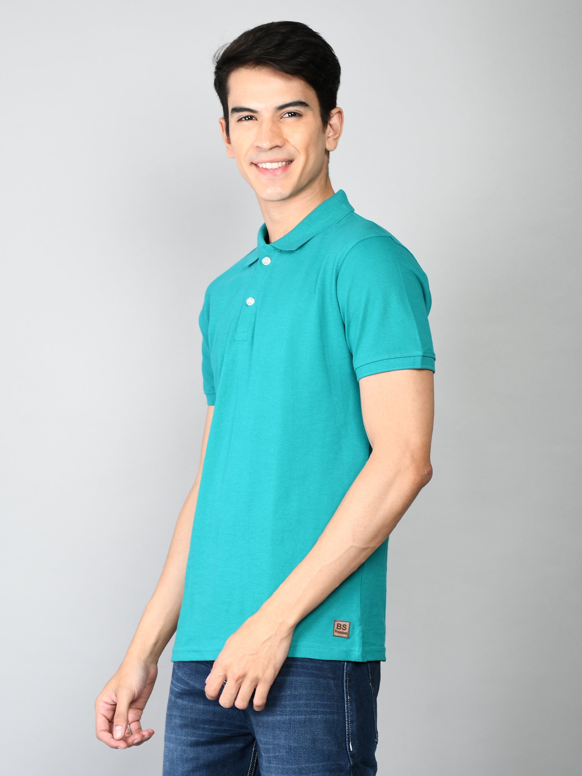 Golfer Polo T-Shirt for Men : Persion Green